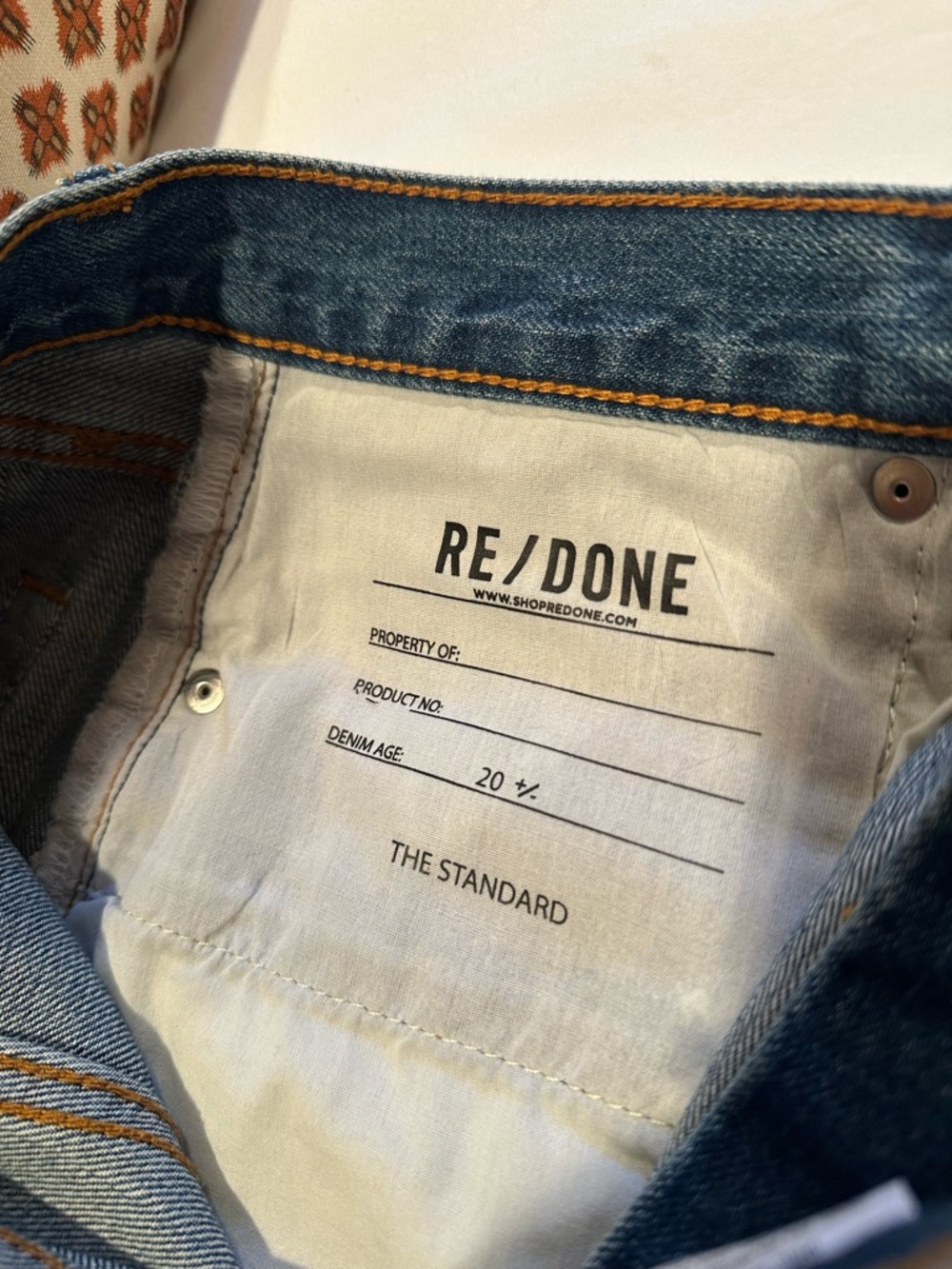 Re/Done High Rise Relax Fit - Picture 5 of 5
